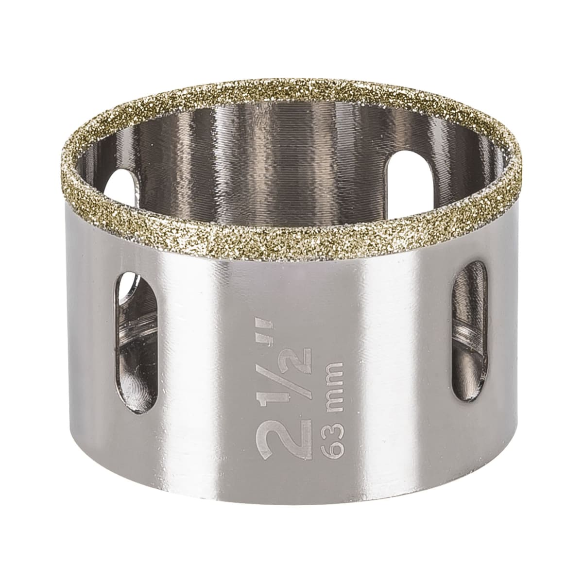 Sierra copa con diamante 2 1/2'' borde continuo Truper1