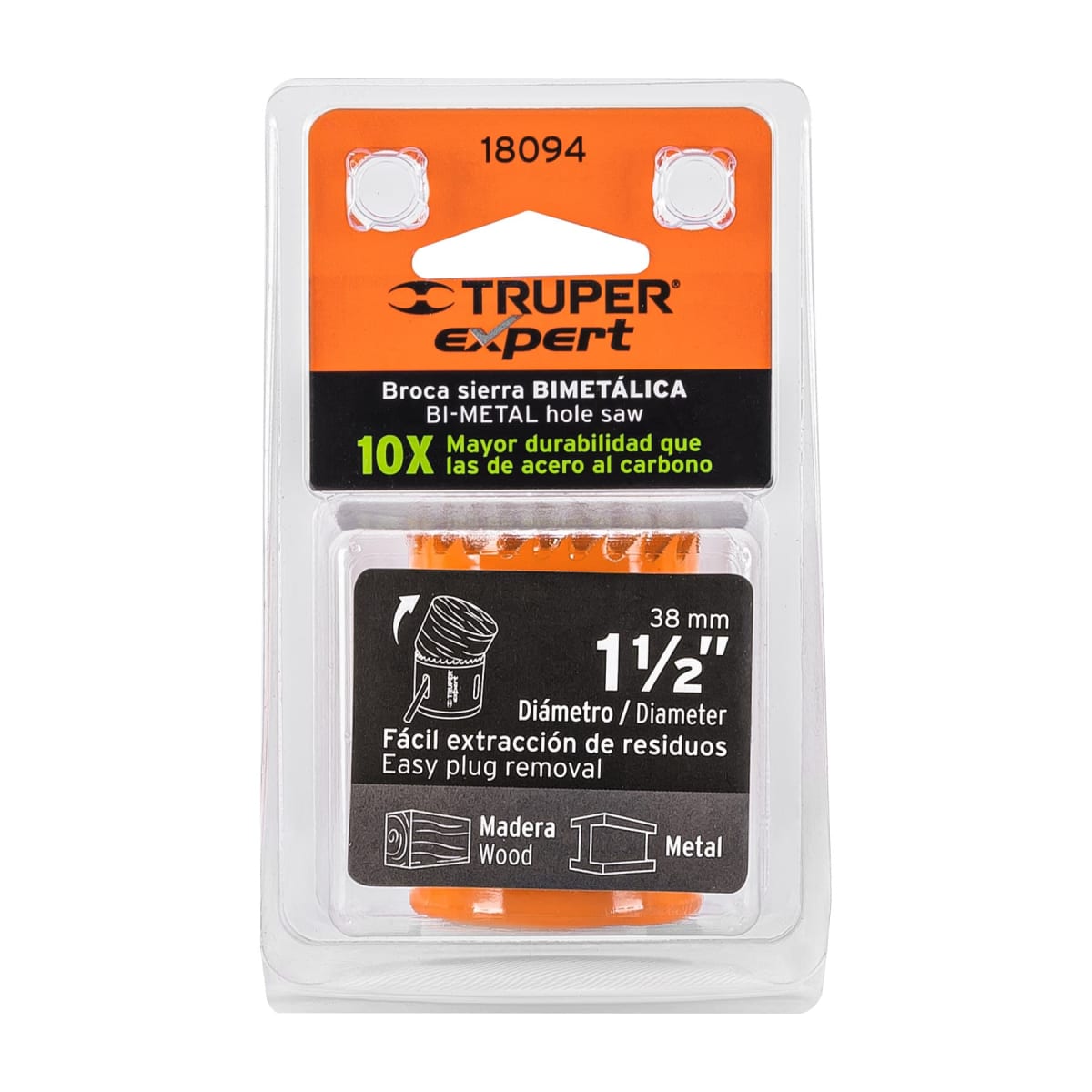 Sierra copa bimetálica 1-1/2´´, Truper Expert4