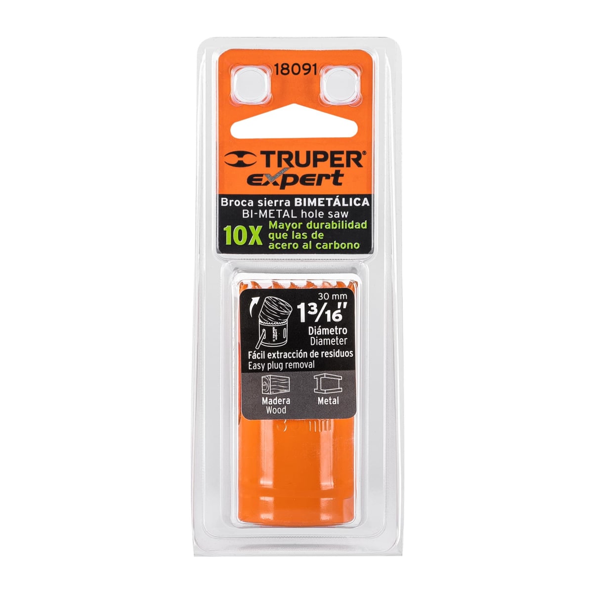 Sierra copa bimetálica 1-3/16'' expert  Truper4