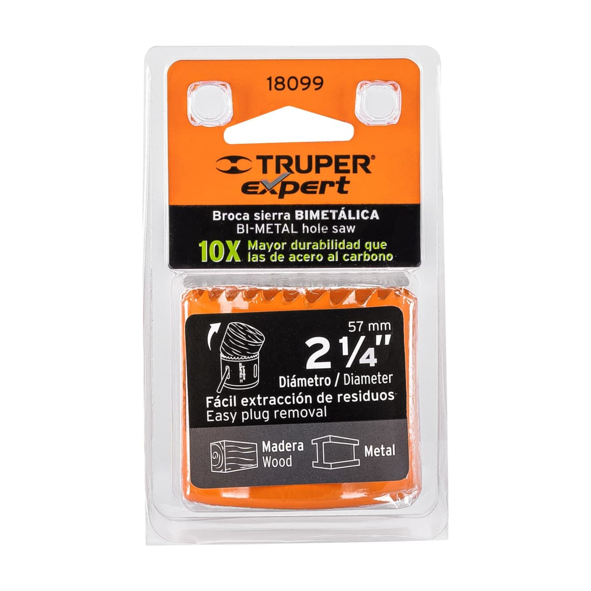 Sierra copa bimetálica 2-1/4'' Truper Expert4