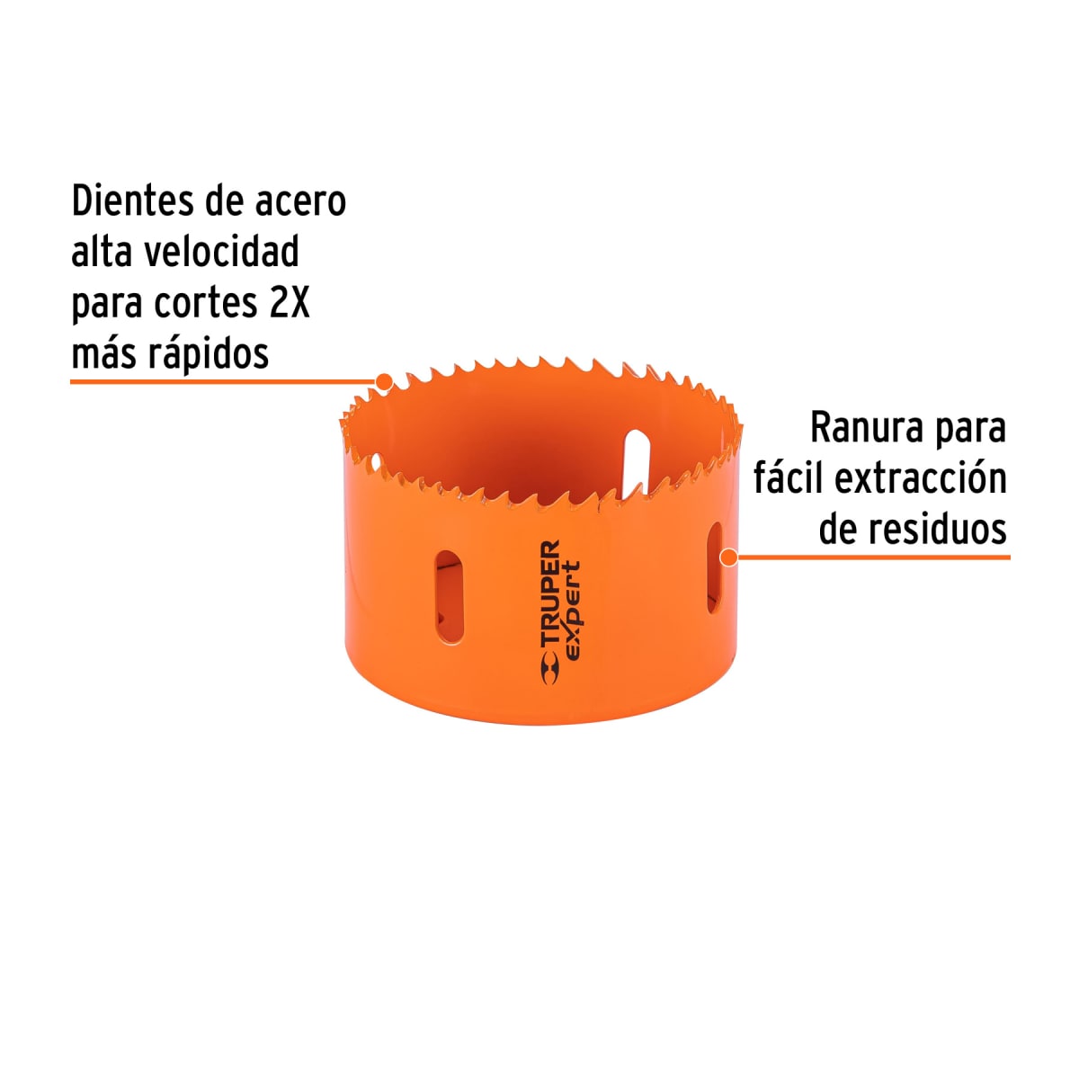 Sierra copa bimetálica 3-1/4´´, Truper Expert2