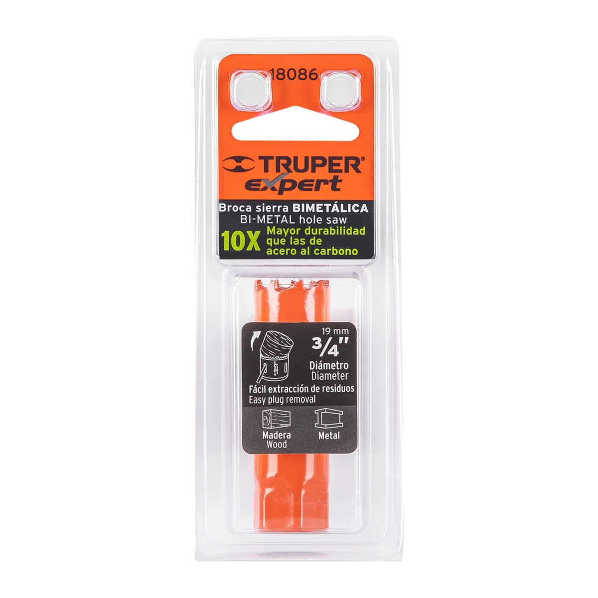 Sierra copa bimetálica 3/4´´, Truper Expert4