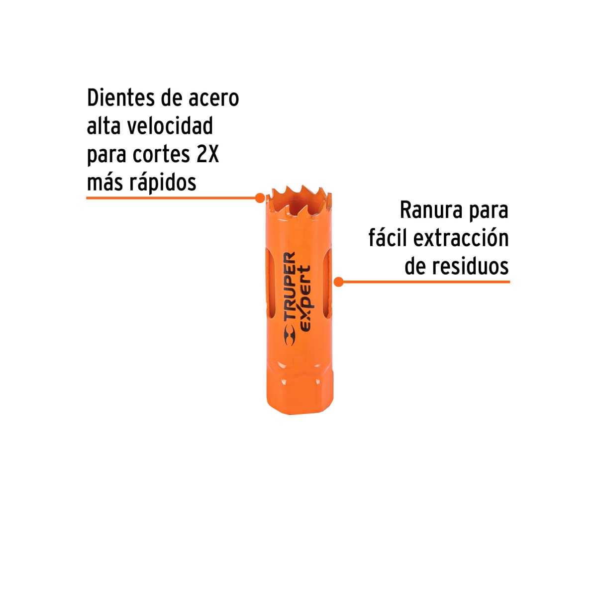 Sierra copa bimetálica 3/4´´, Truper Expert2