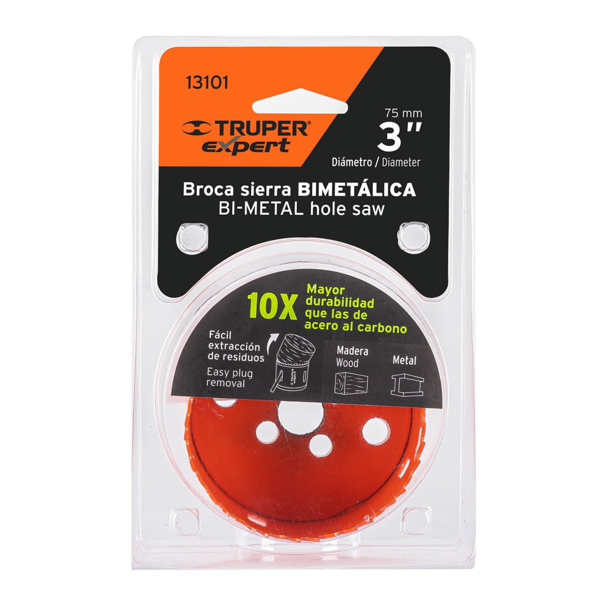 Sierra copa bimetálica 3'' Truper expert4