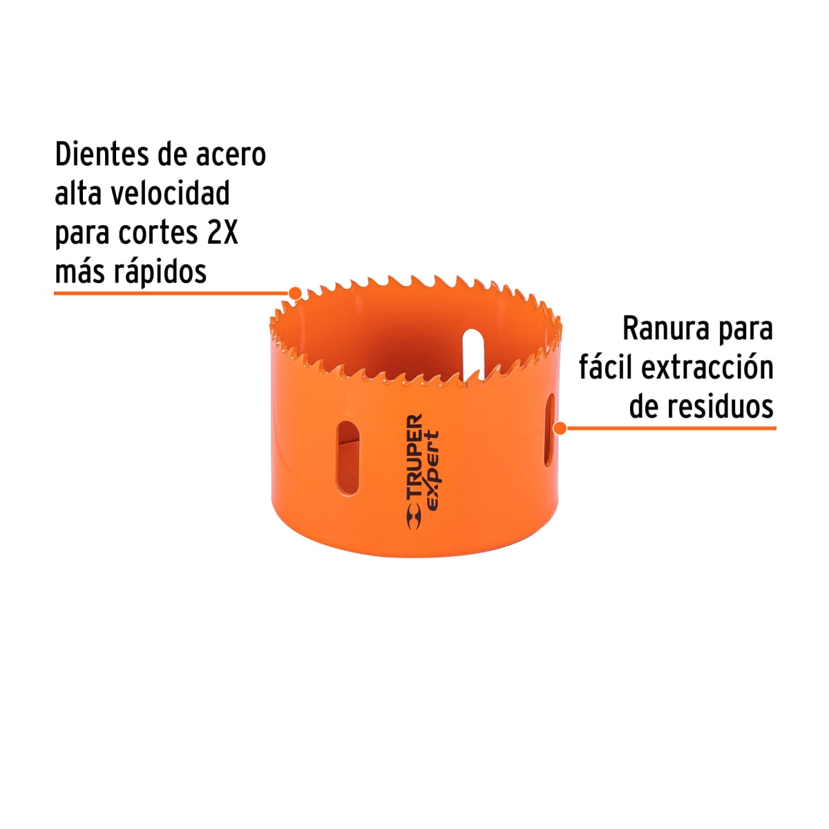 Sierra copa bimetálica 3'' Truper expert2