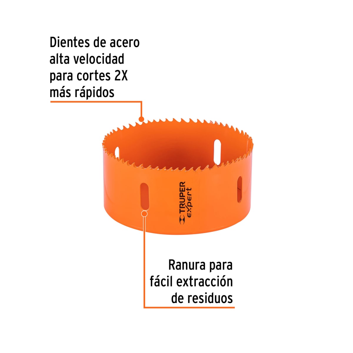 Sierra copa bimetálica 4-1/4´´, Truper Expert2