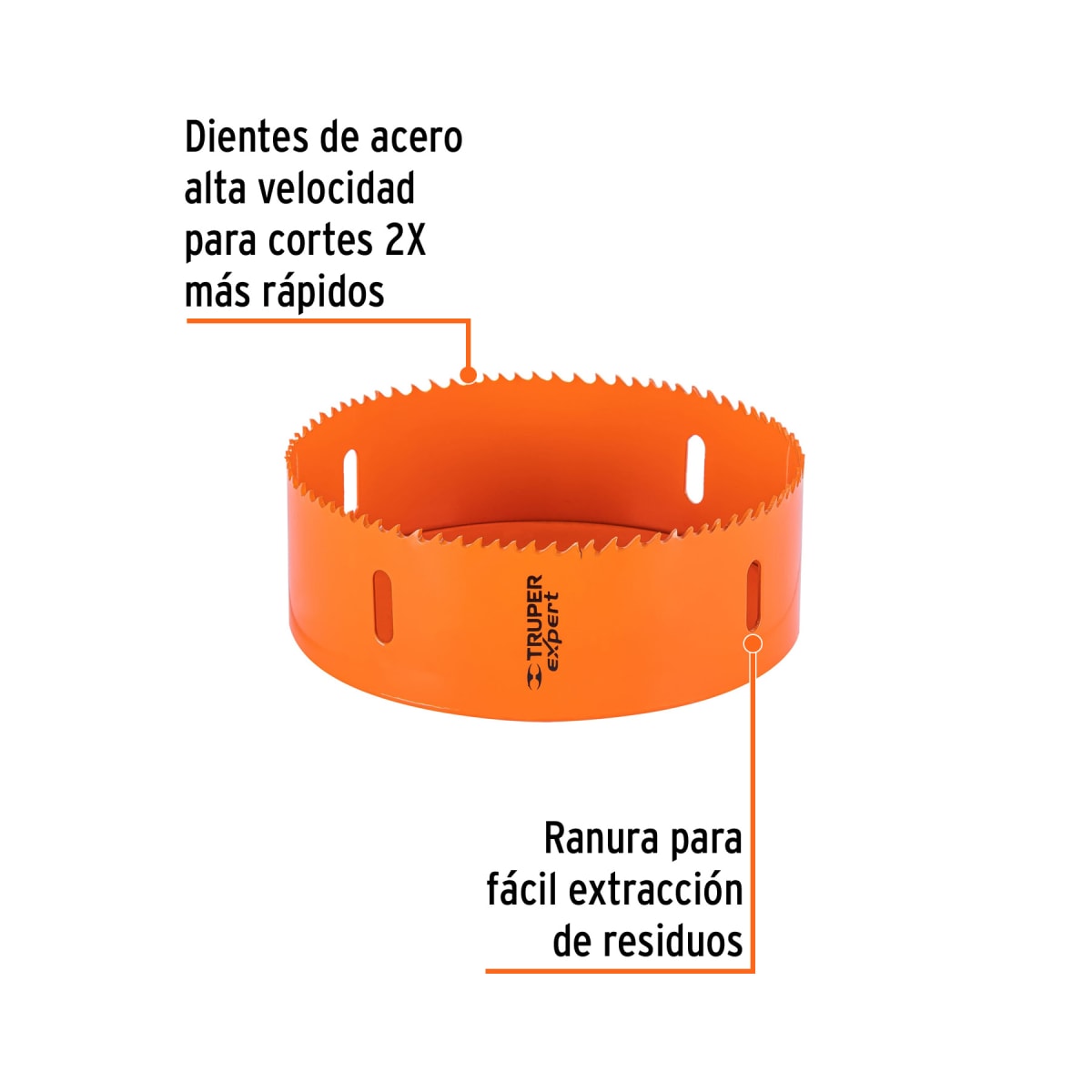 Sierra copa bimetálica 5-1/2´´, Truper Expert2