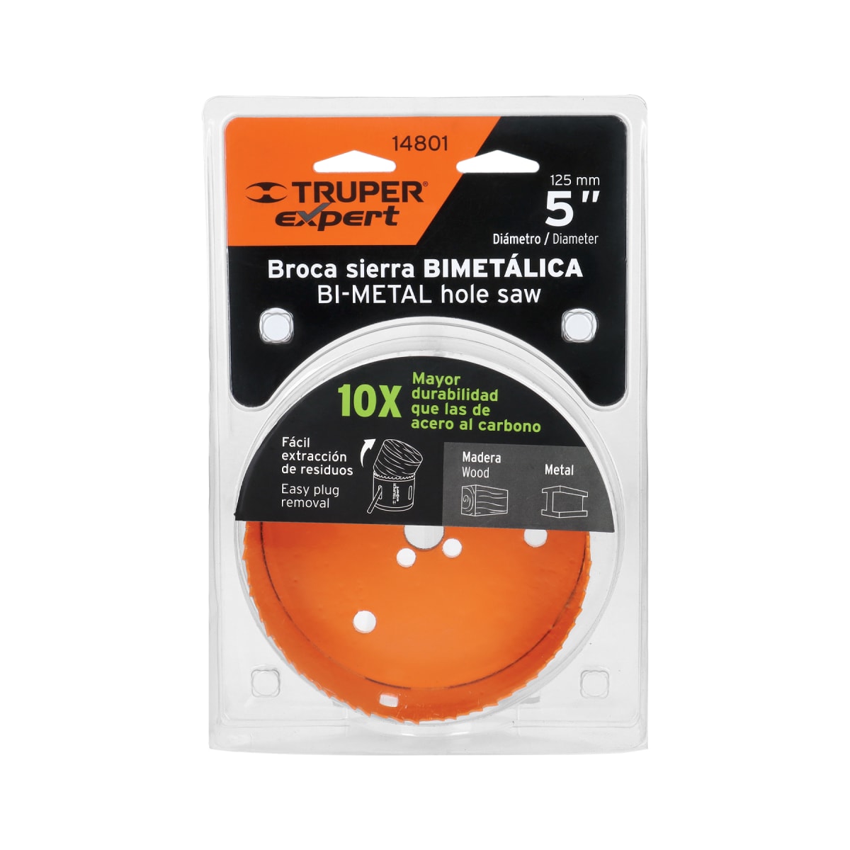 Sierra copa bimetálica 5´´, Truper Expert4