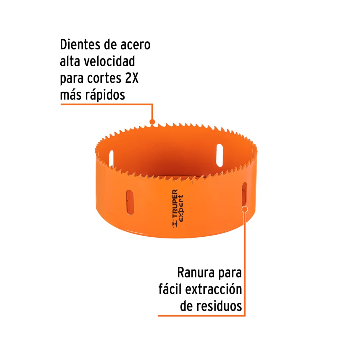 Sierra copa bimetálica 5´´, Truper Expert2