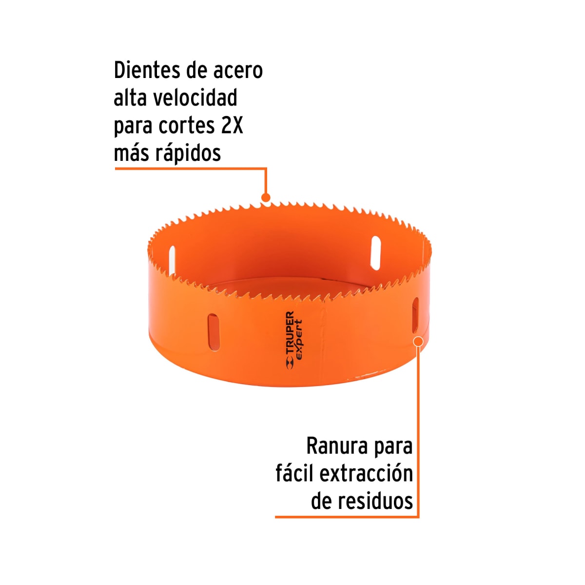 Sierra copa bimetálica 6´´, Truper Expert2