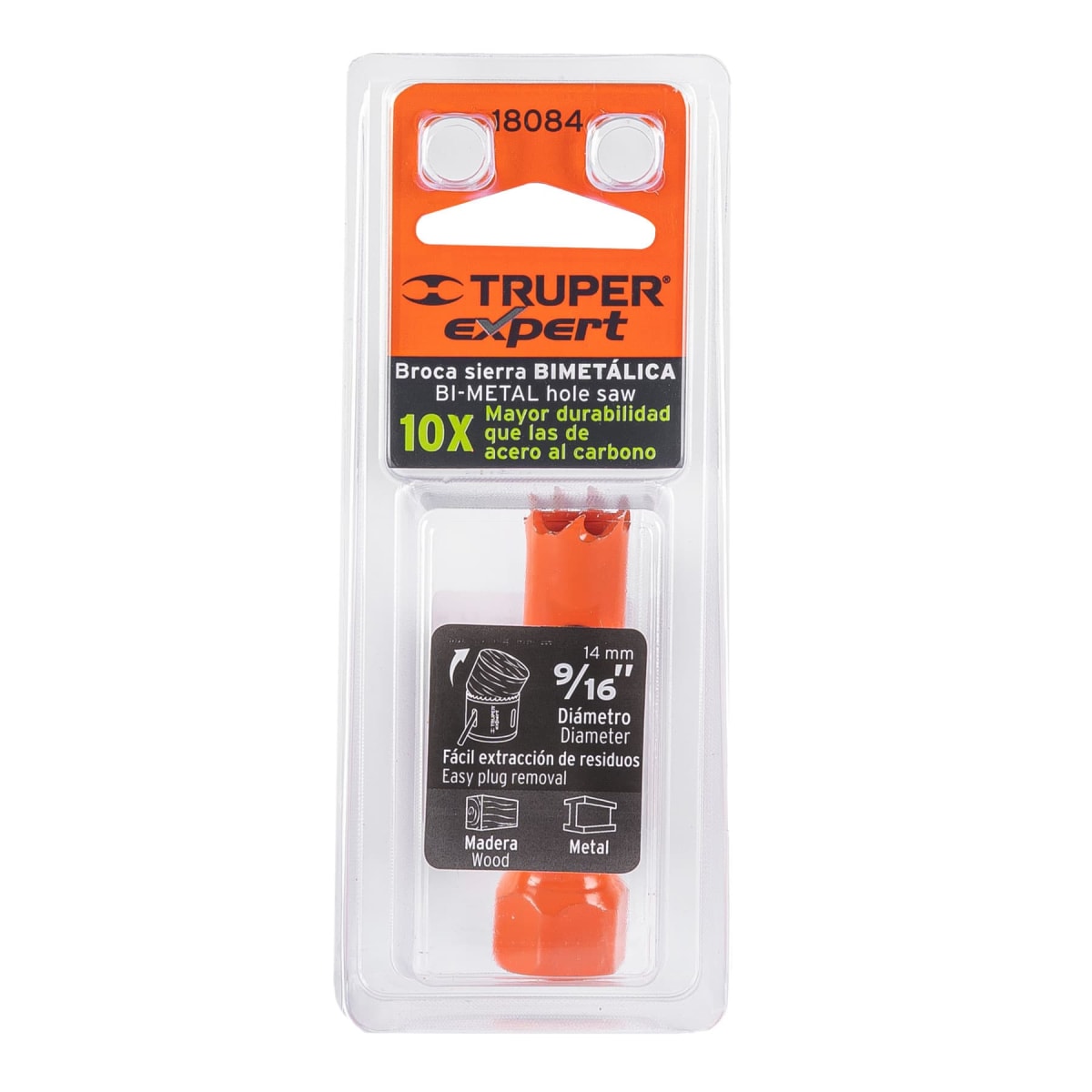 Sierra copa bimetálica 9/16´´, Truper Expert4