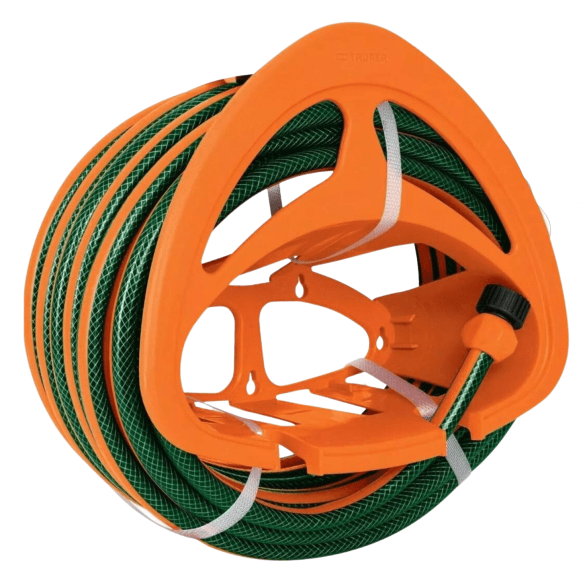 Manguera de riego 10m + pistola de riego y porta manguera Truper2