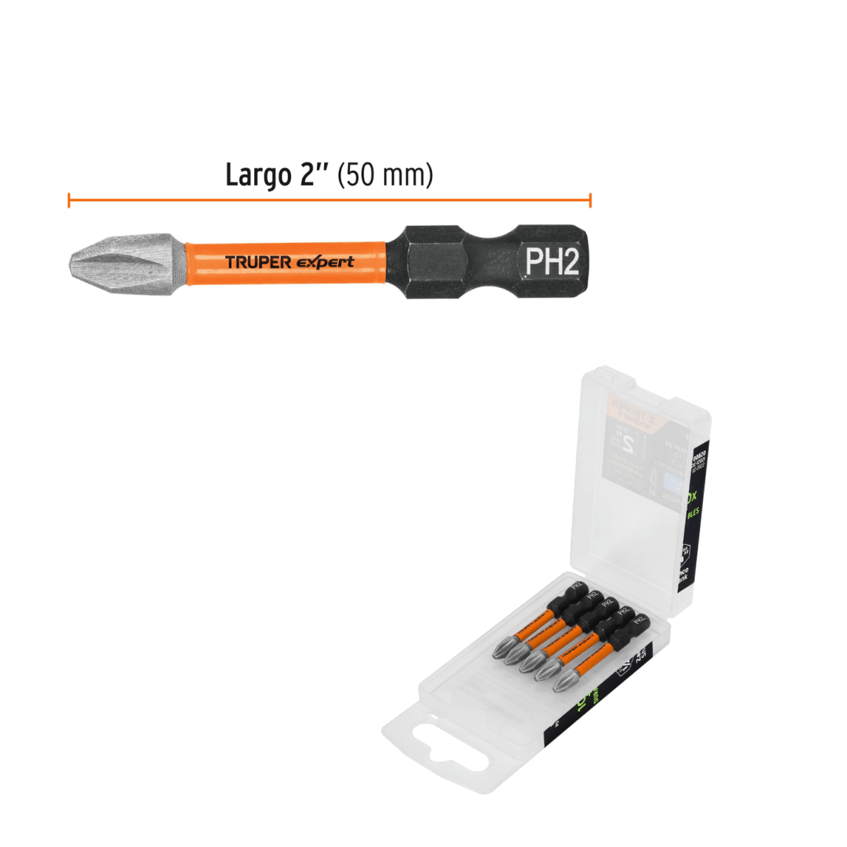 Combo taladro atornillador + navaja profesional + brocas y espátula Truper8