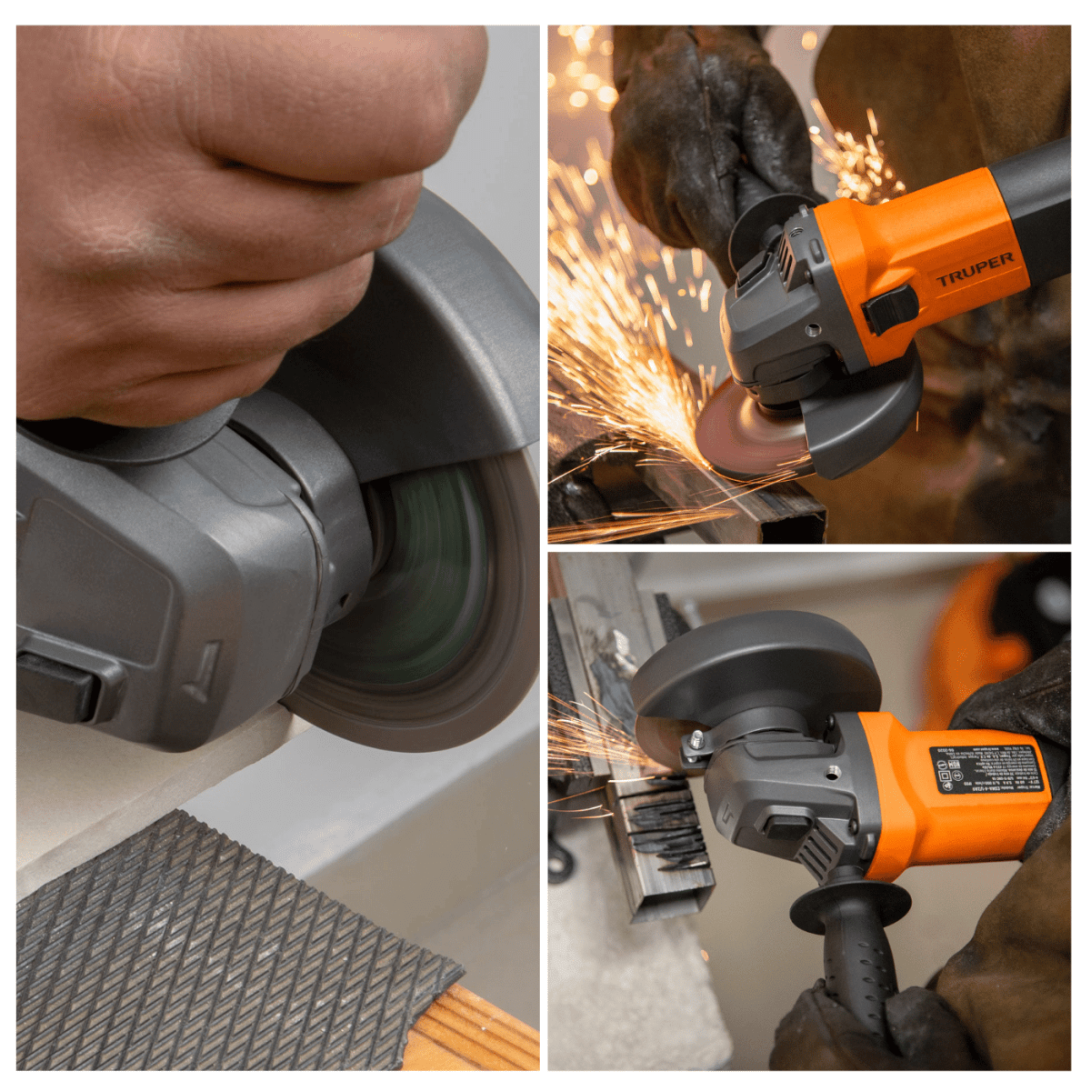 Taladro Percutor 600W + Amoladora 4 1/2 800W + Caja de herramientas con ruedas Truper2