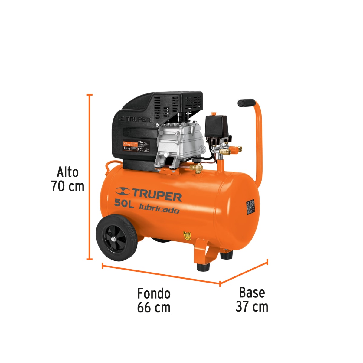 Compresora 50 Litros Truper2