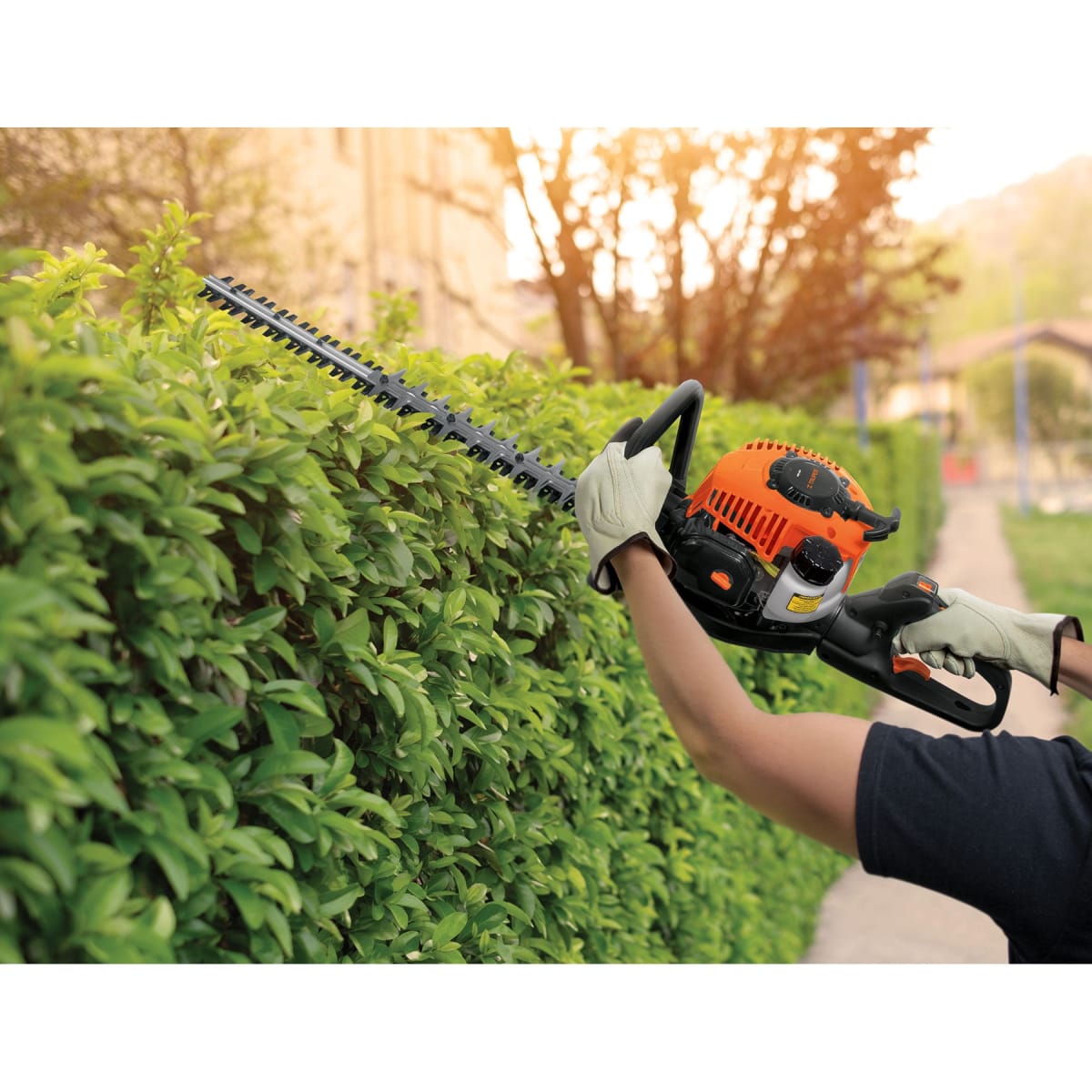 Cortasetos con motor a gasolina 26 cc profesional Truper8