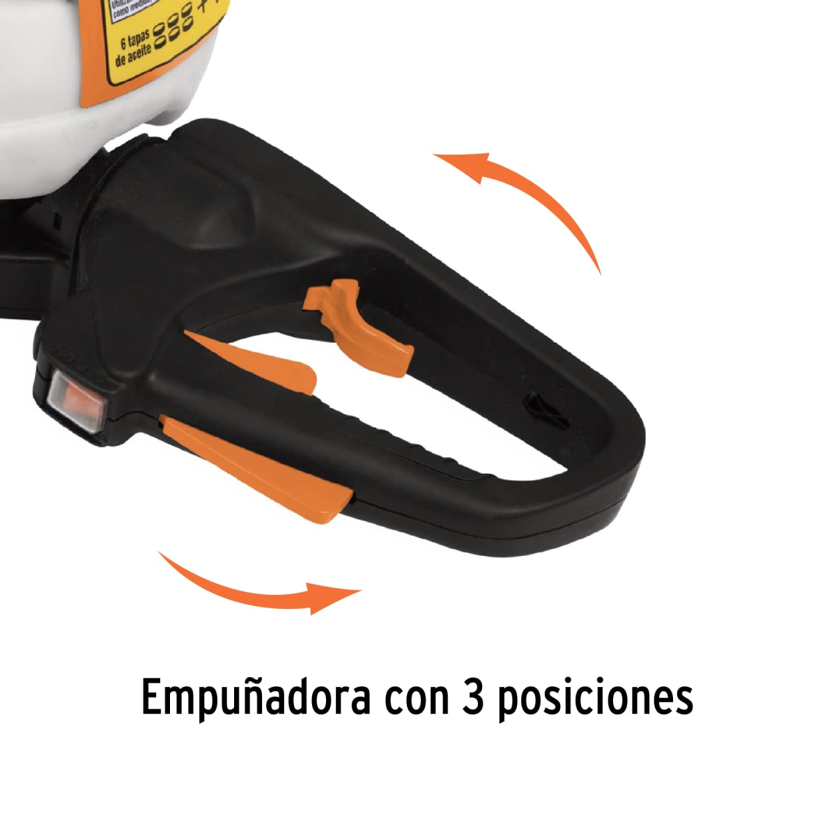 Cortasetos con motor a gasolina 26 cc profesional Truper4