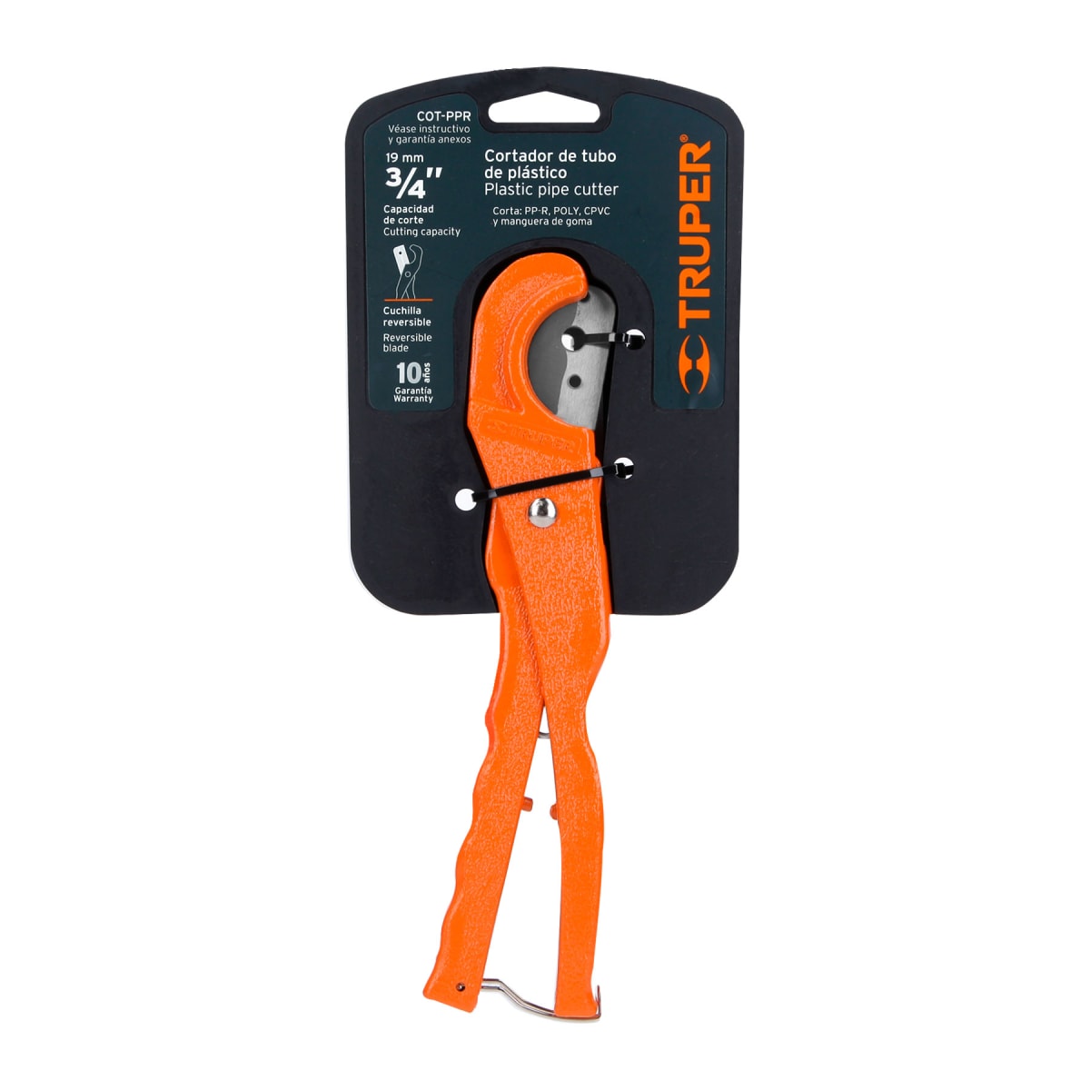 Cortador de tubo de plástico capacidad corte 3/4