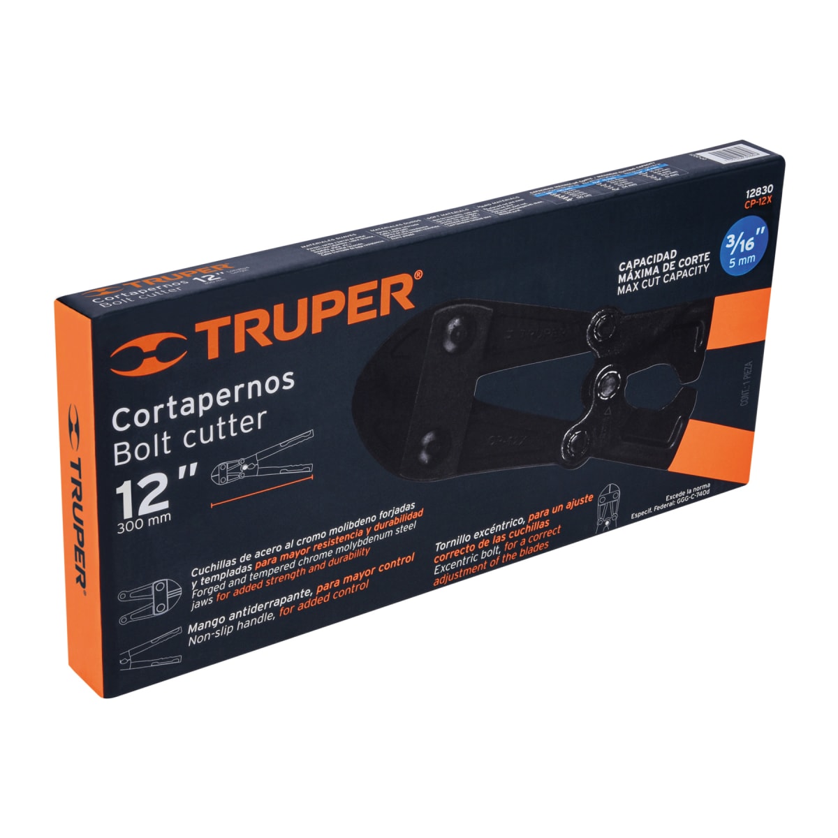 Cizalla profesional de 12''. truper4