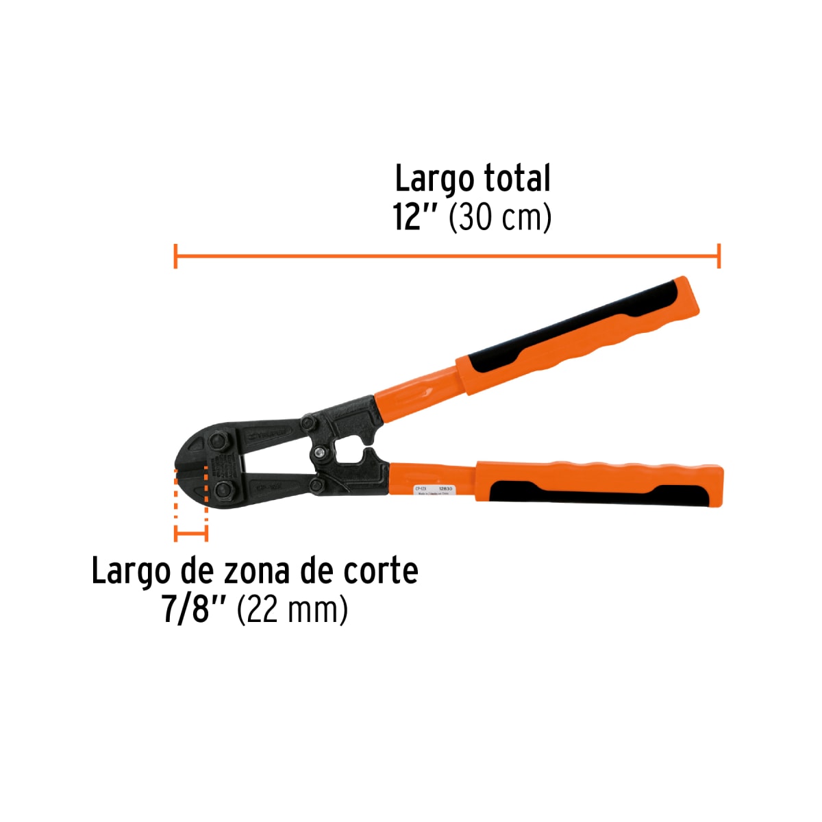 Cizalla profesional de 12''. truper2