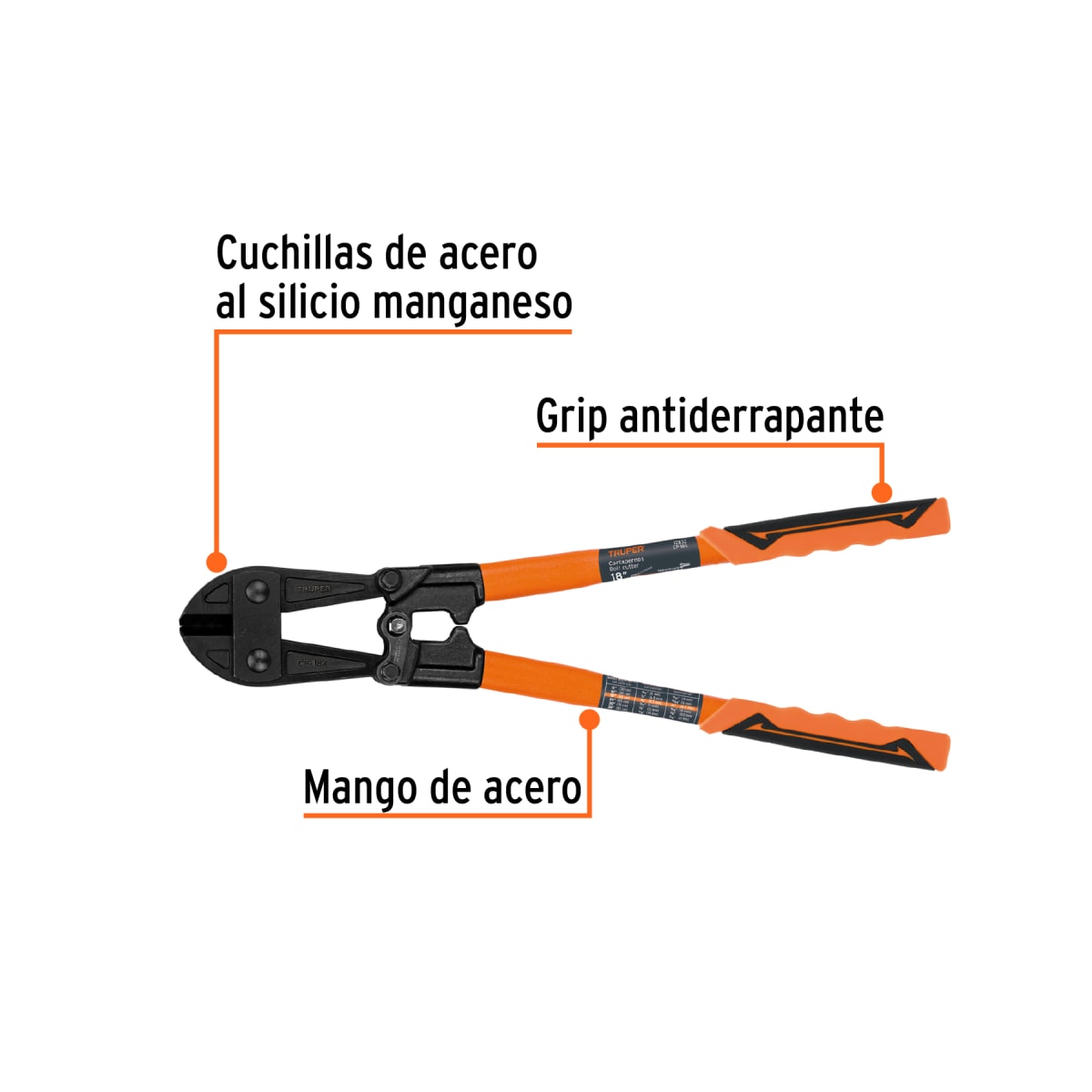 Cizalla profesional de 18''. truper4