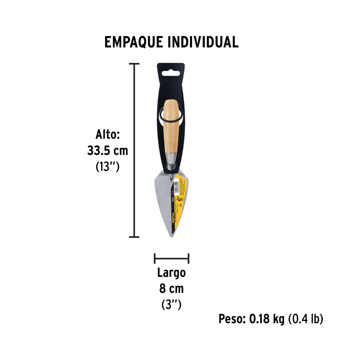 Badilejo soldado de 6'' tipo filadelfia Pretul2