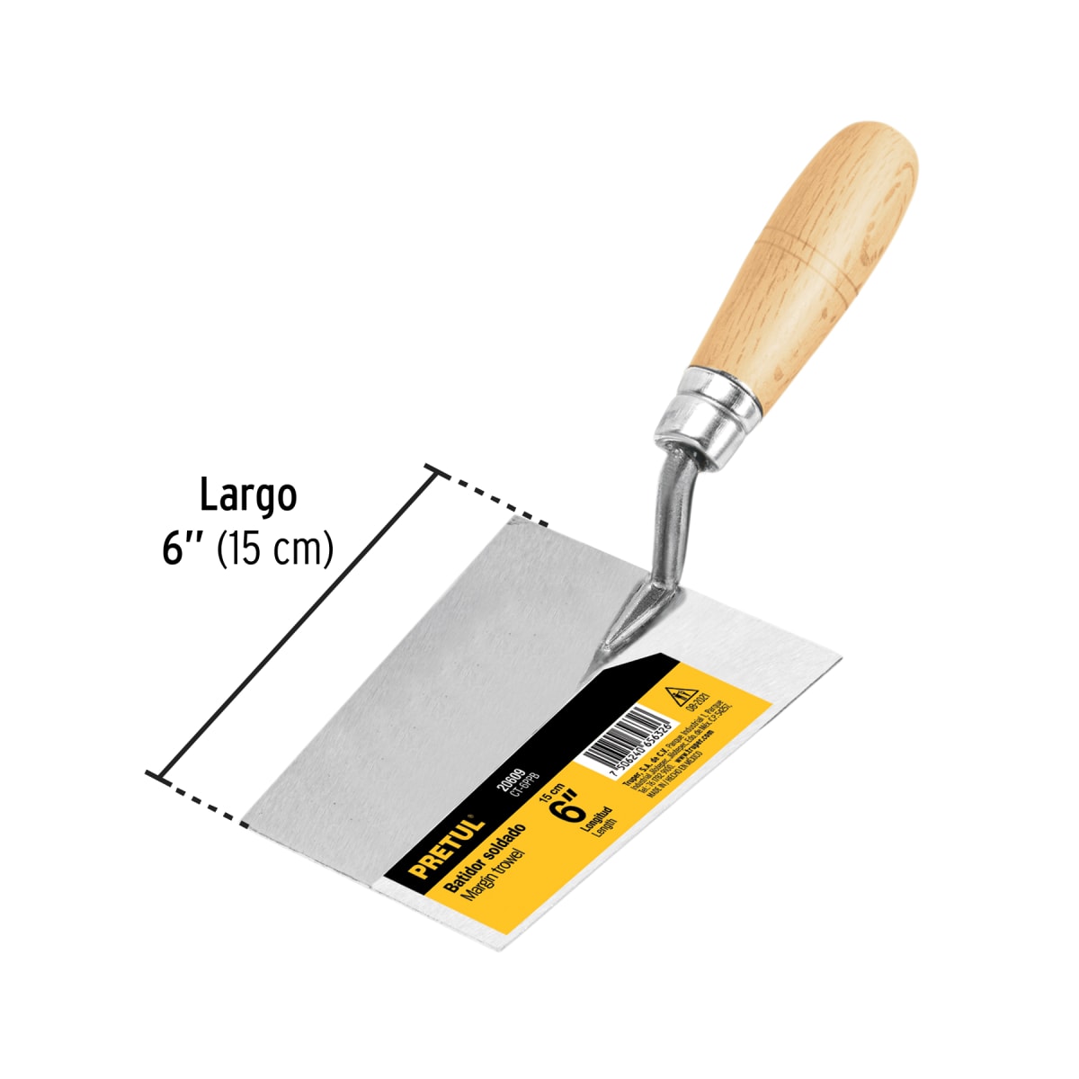 Batidor soldado de 6'' Pretul3