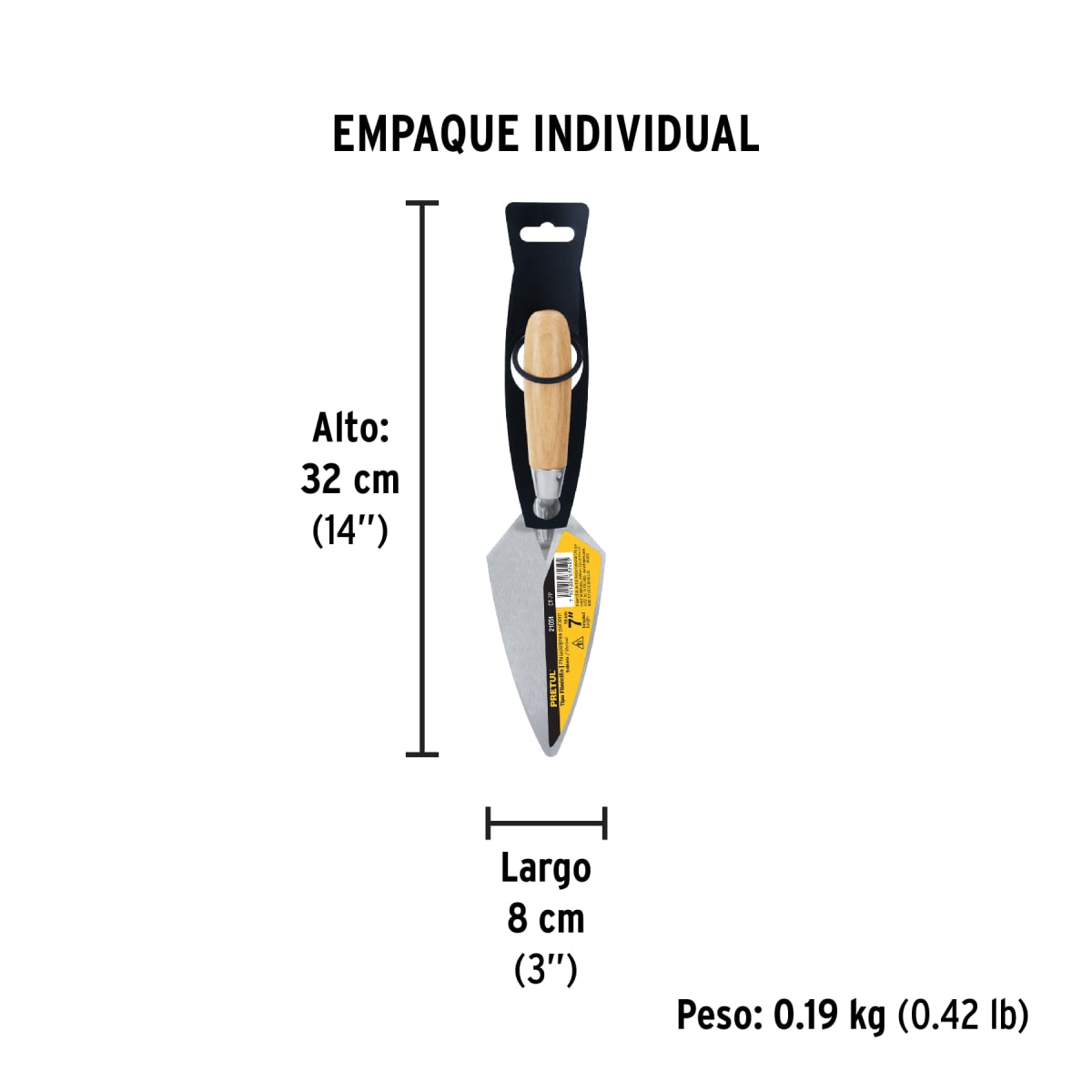 Badilejo soldado de 7'' tipo filadelfia Pretul2