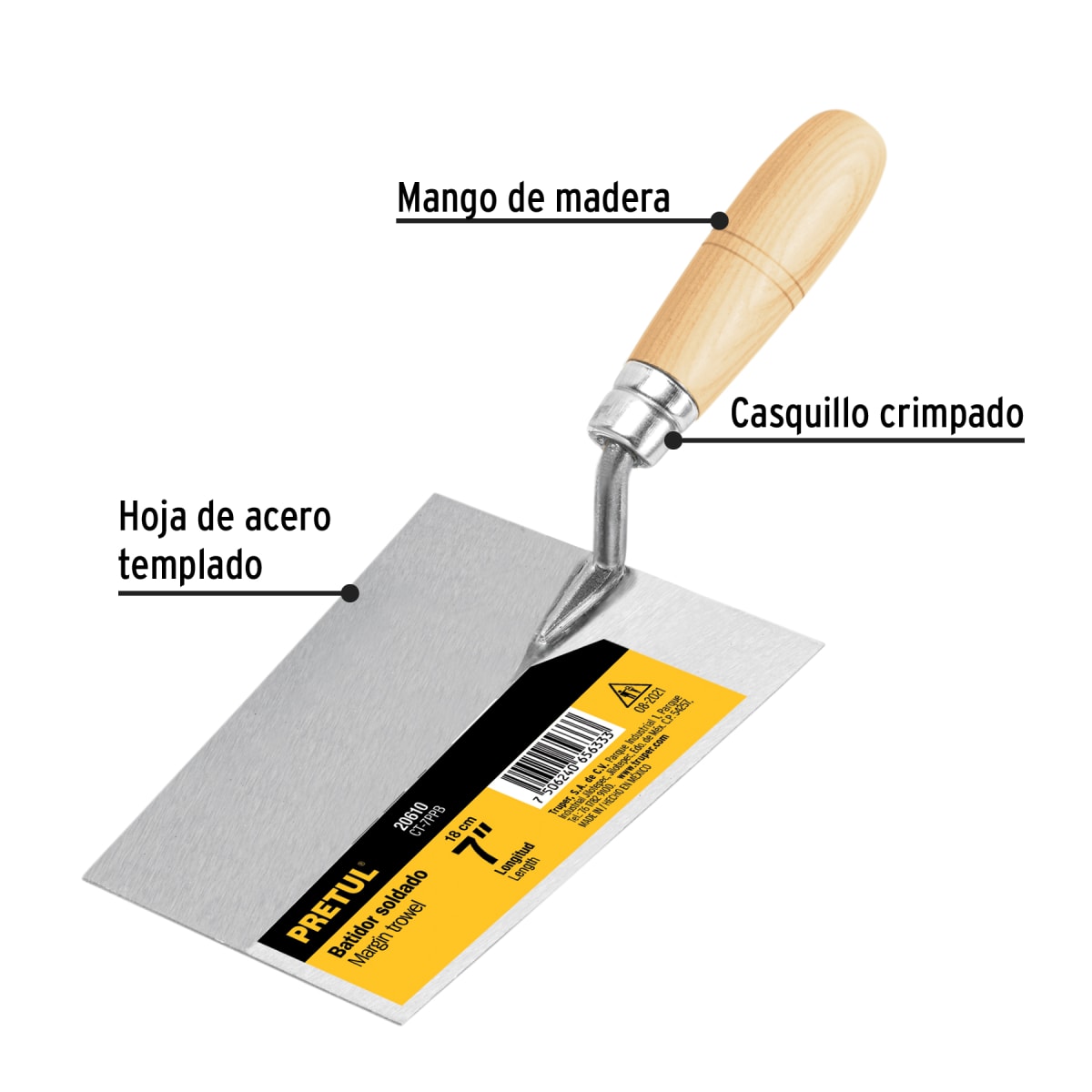 Batidor soldado de 7''. pretul2