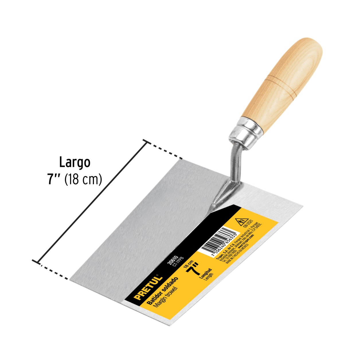 Batidor soldado de 7''. pretul3