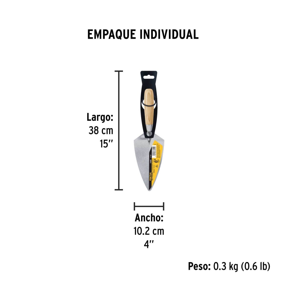Badilejo soldado de 8'' tipo filadelfia Pretul2