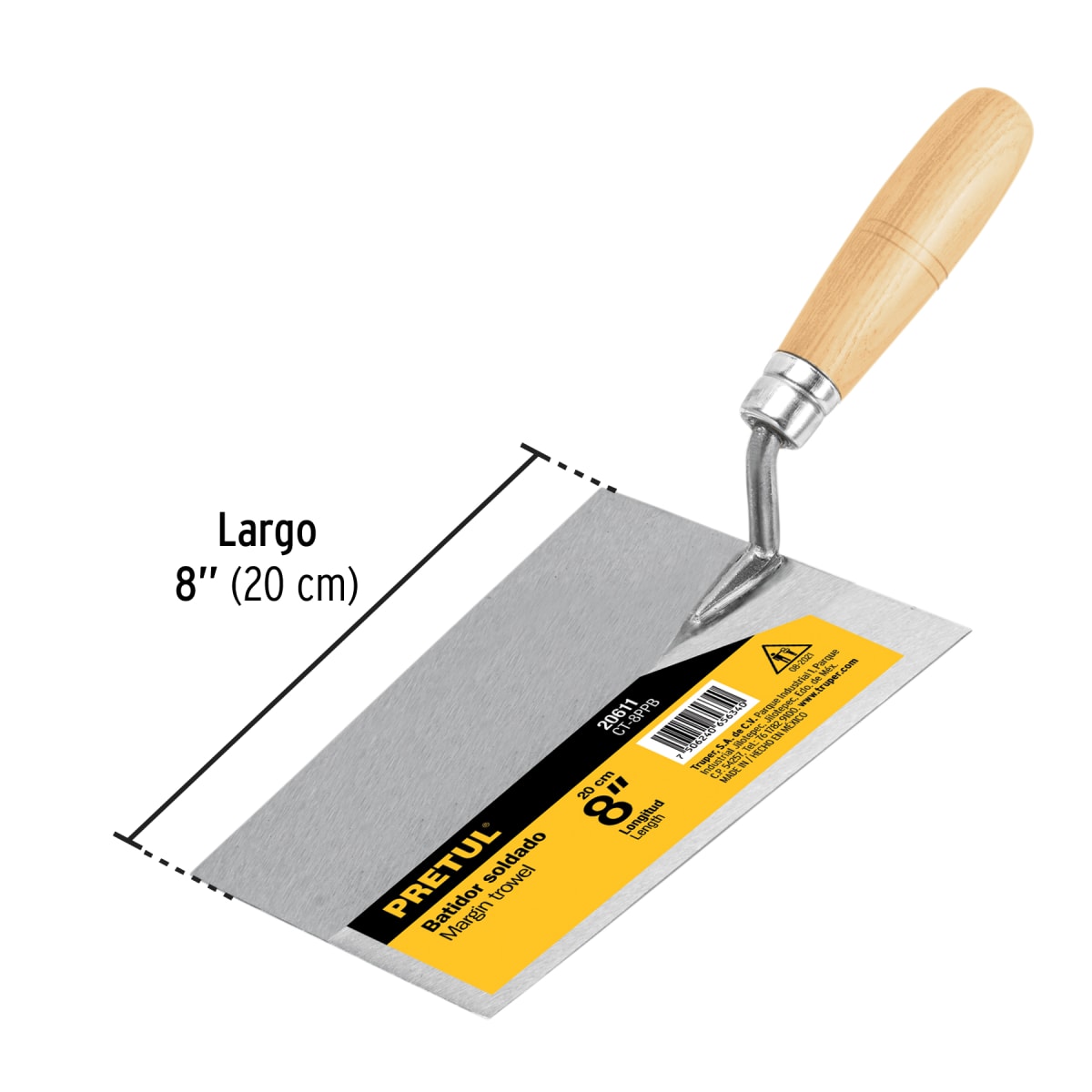 Batidor soldado de 8´´, Pretul3