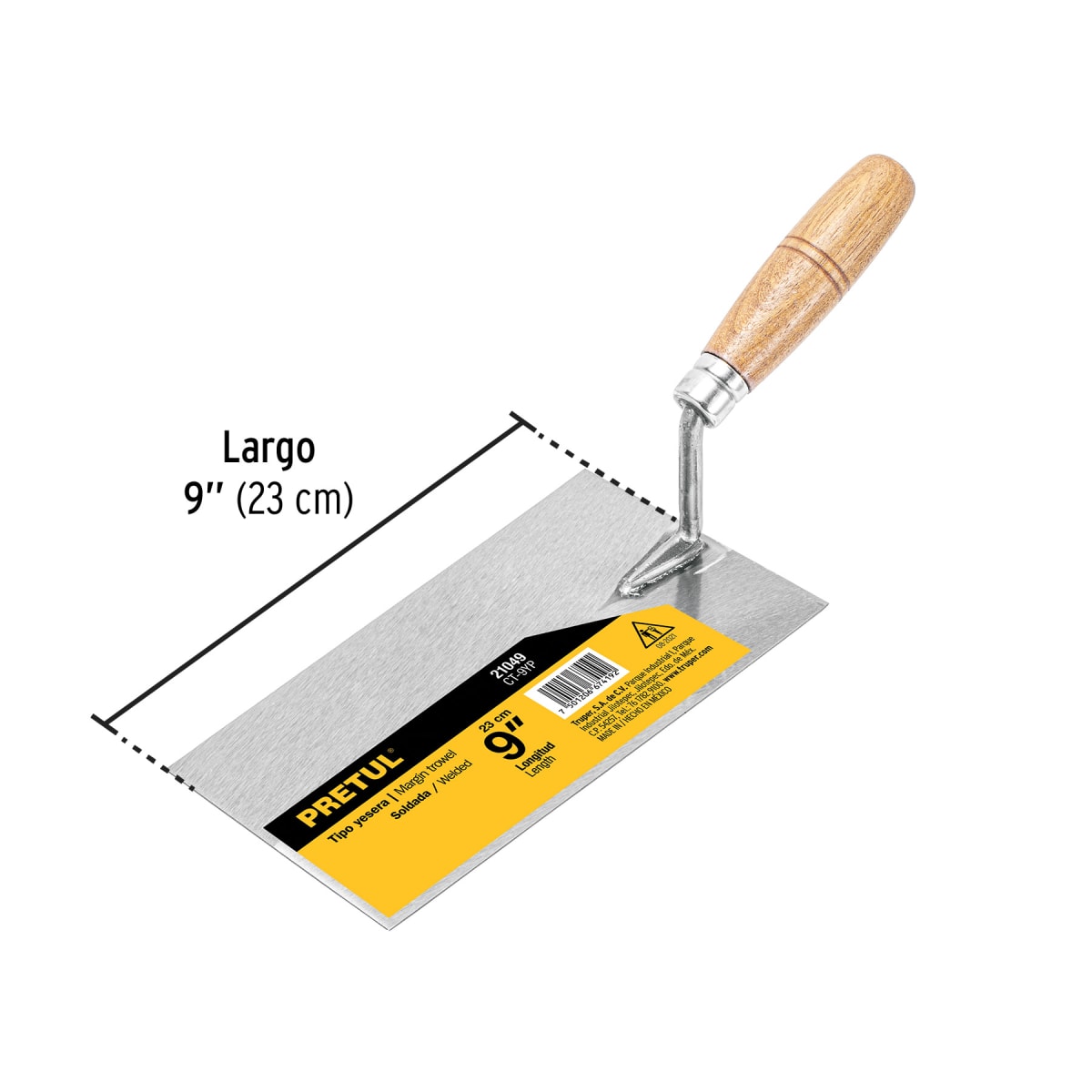 Plancha de batir de 9''. pretul3