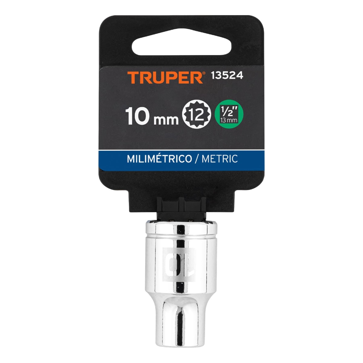 Dado poligonal encastre 1/2'' de 10 mm Truper4