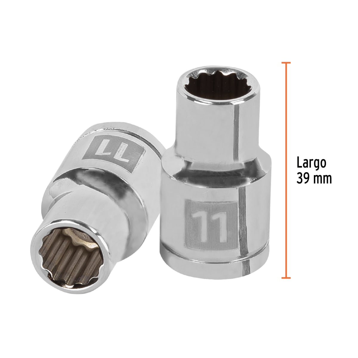 Dado poligonal encastre 1/2'' de 11 mm Truper3