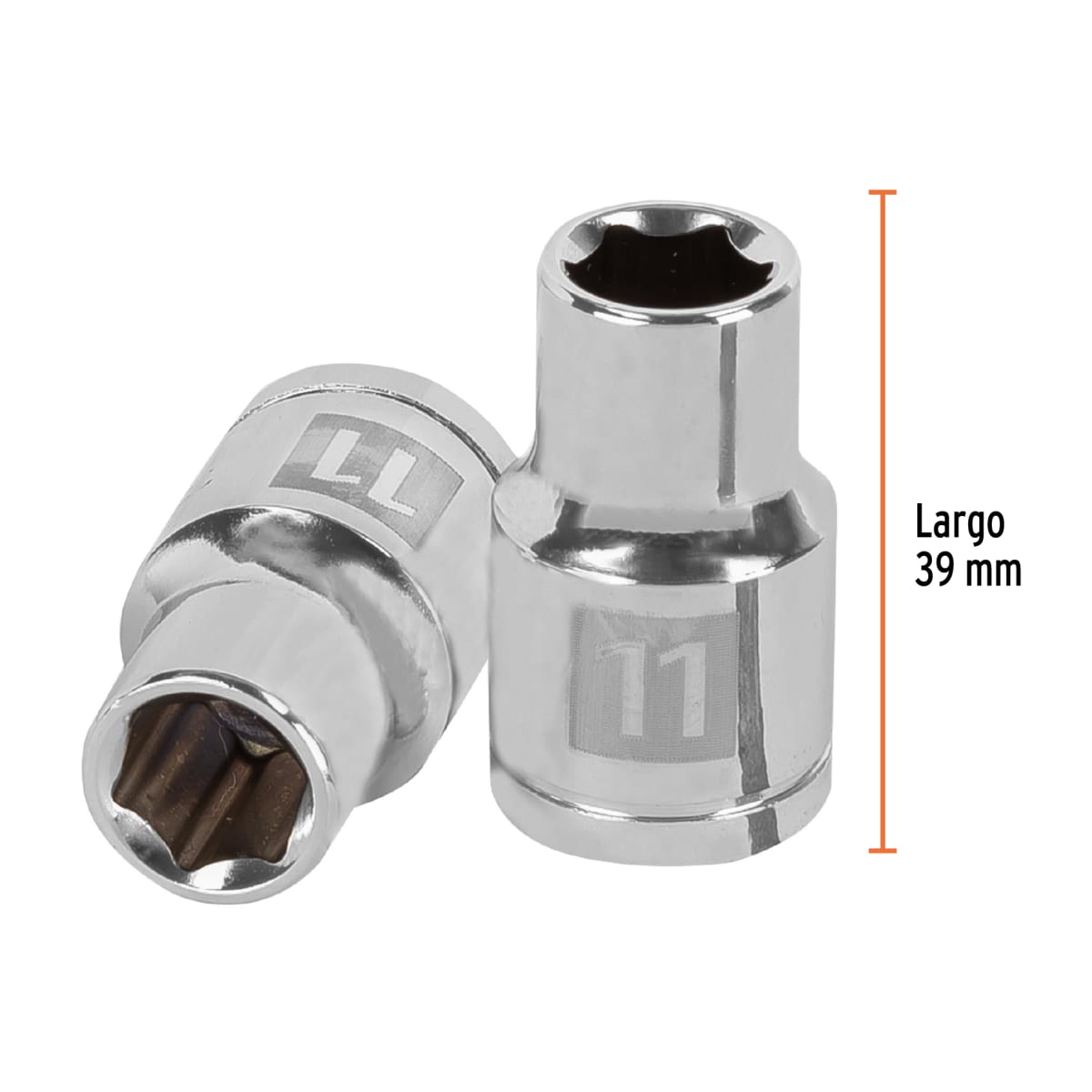 Dado hexagonal encastre 1/2'' de 11 mm. truper3