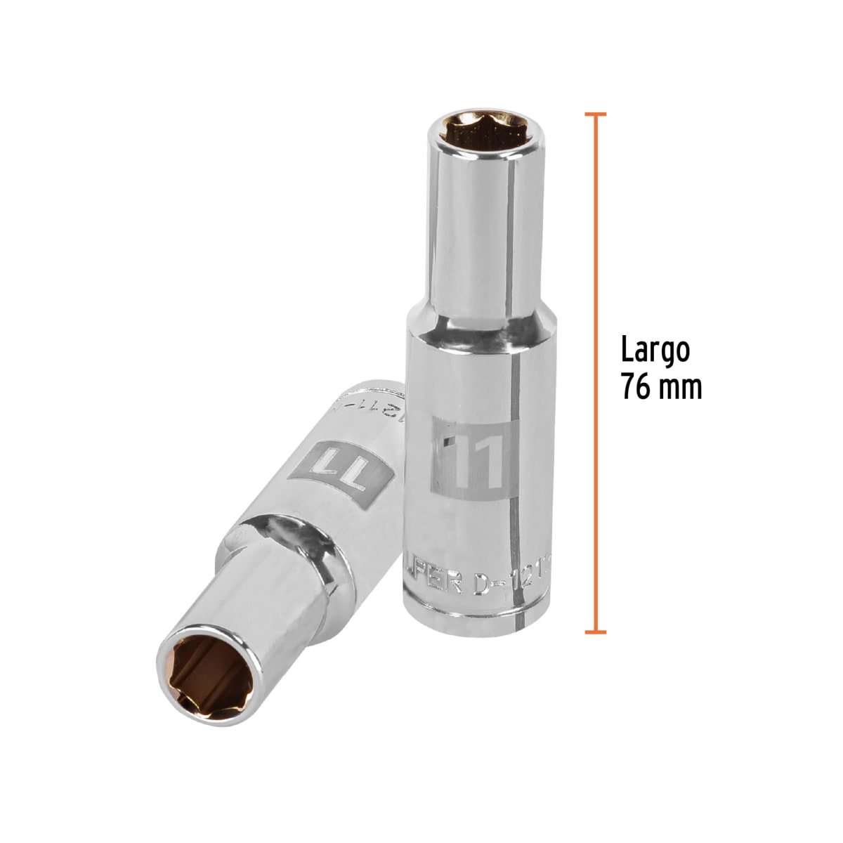 Dado tubular hexagonal encastre 1/2'' de 11 mm Truper3