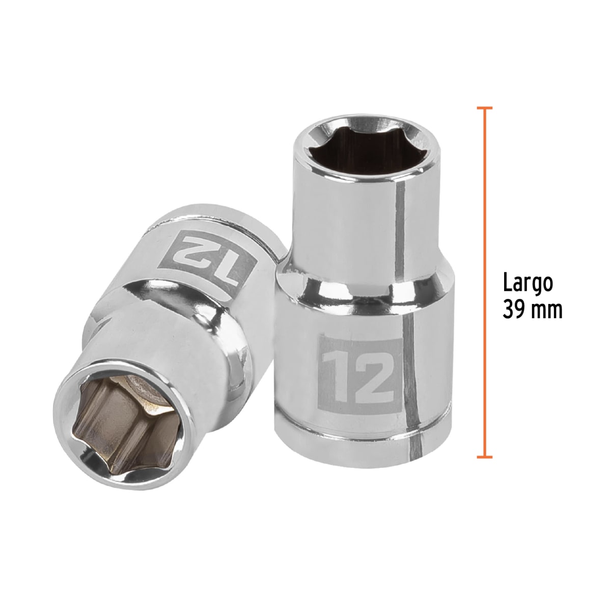 Dado hexagonal encastre 1/2'' de 12 mm. truper3