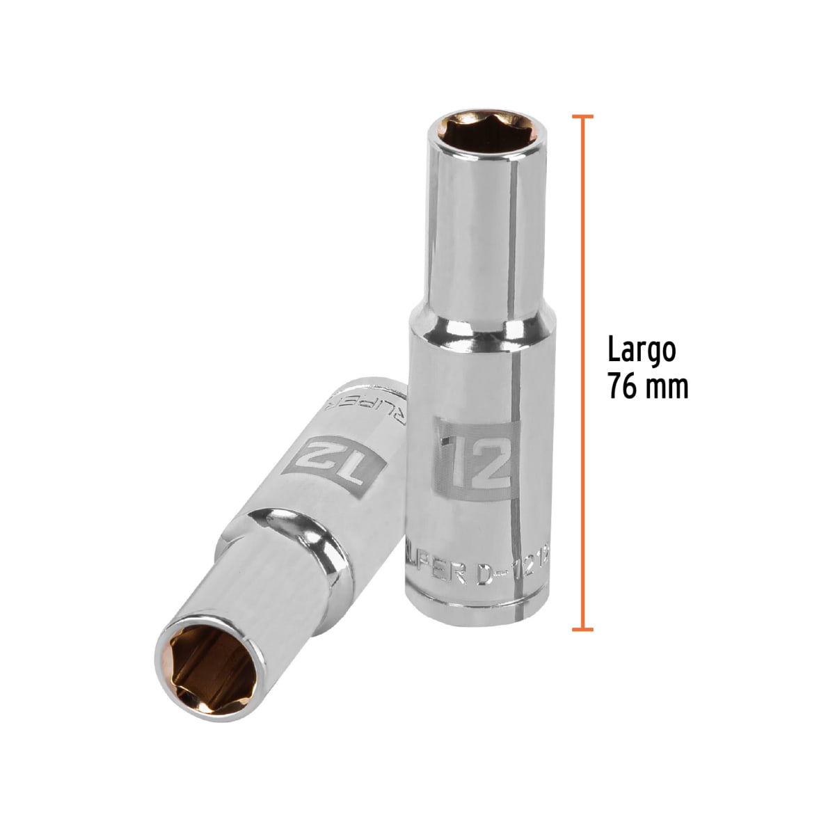 Dado tubular hexagonal encastre 1/2'' de 12 mm Truper3
