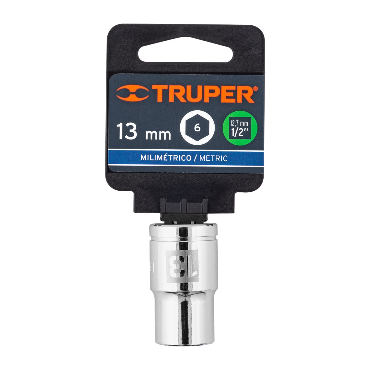 Dado hexagonal encastre 1/2'' de 13 mm. truper4