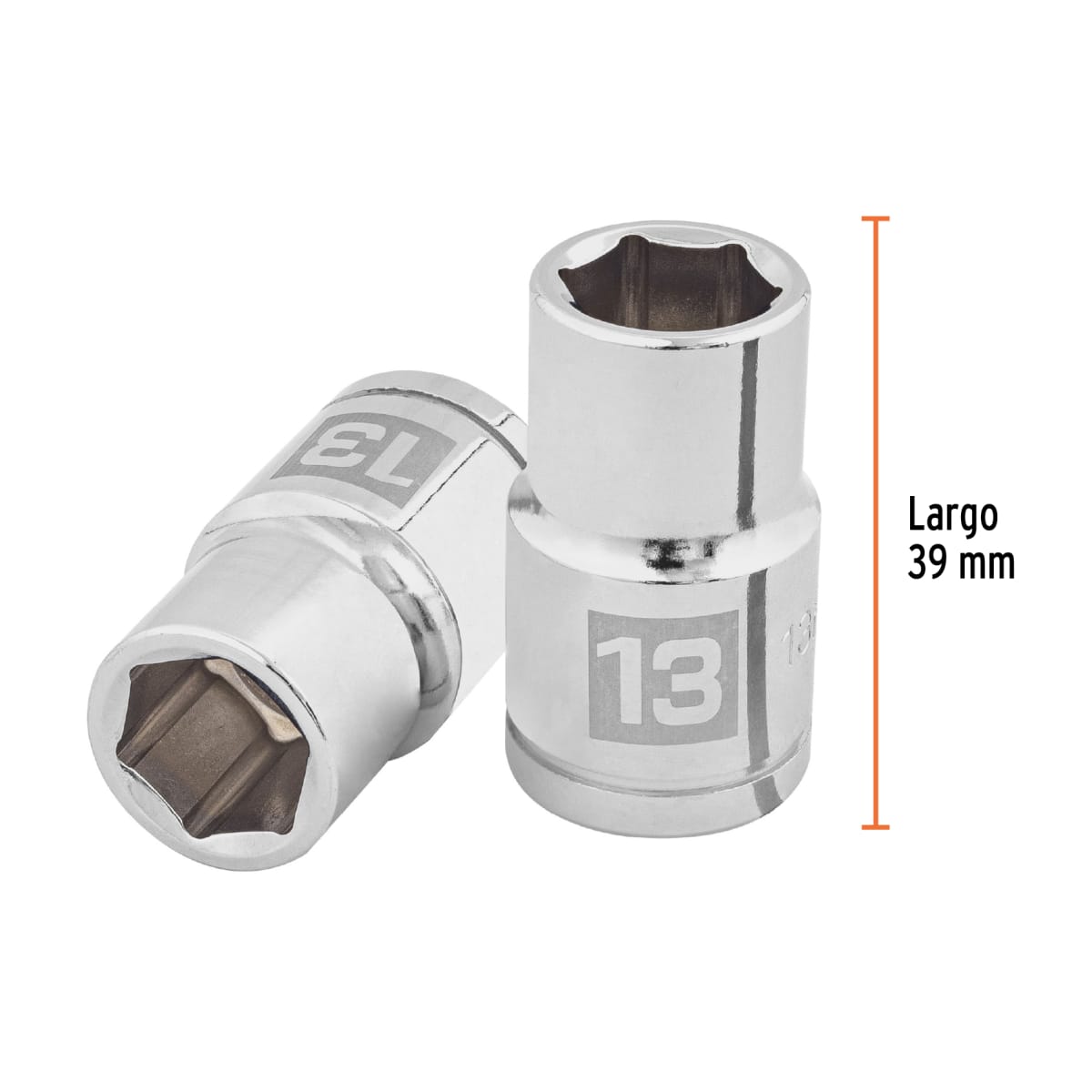 Dado hexagonal encastre 1/2'' de 13 mm. truper3