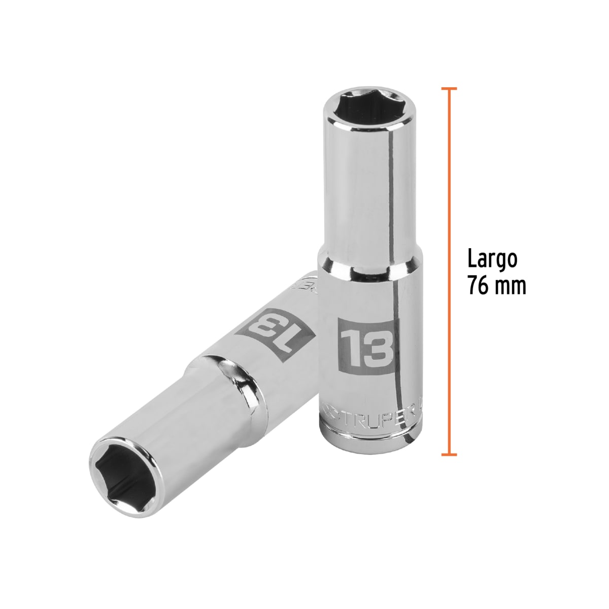 Dado tubular hexagonal encastre 1/2'' de 13 mm Truper3