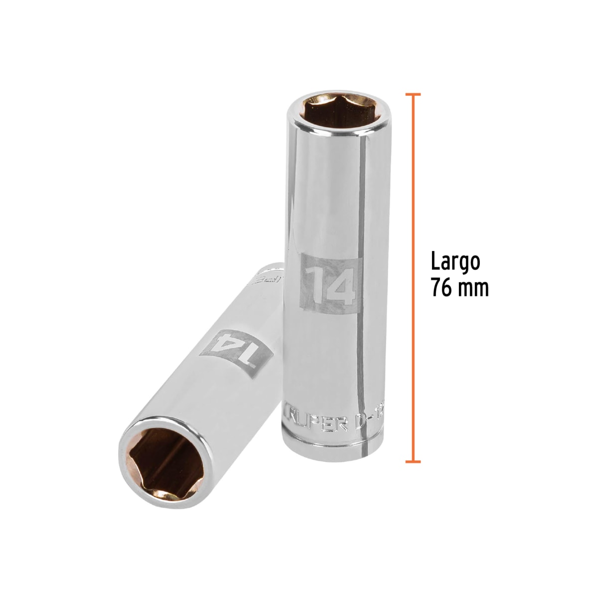 Dado tubular hexagonal encastre 1/2'' de 14 mm Truper3