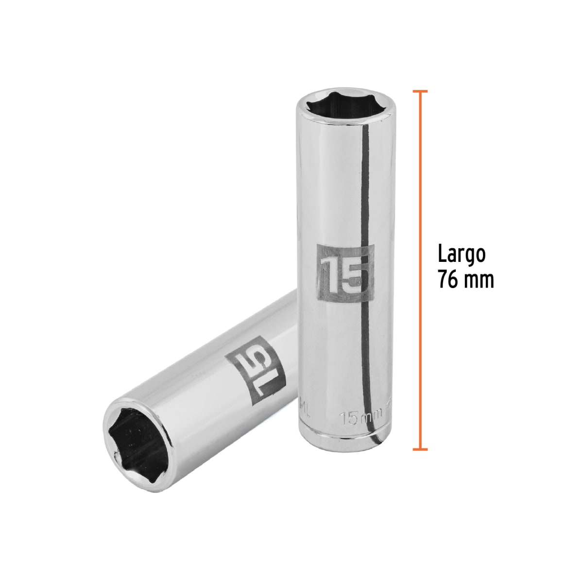 Dado tubular hexagonal encastre 1/2'' de 15 mm Truper3