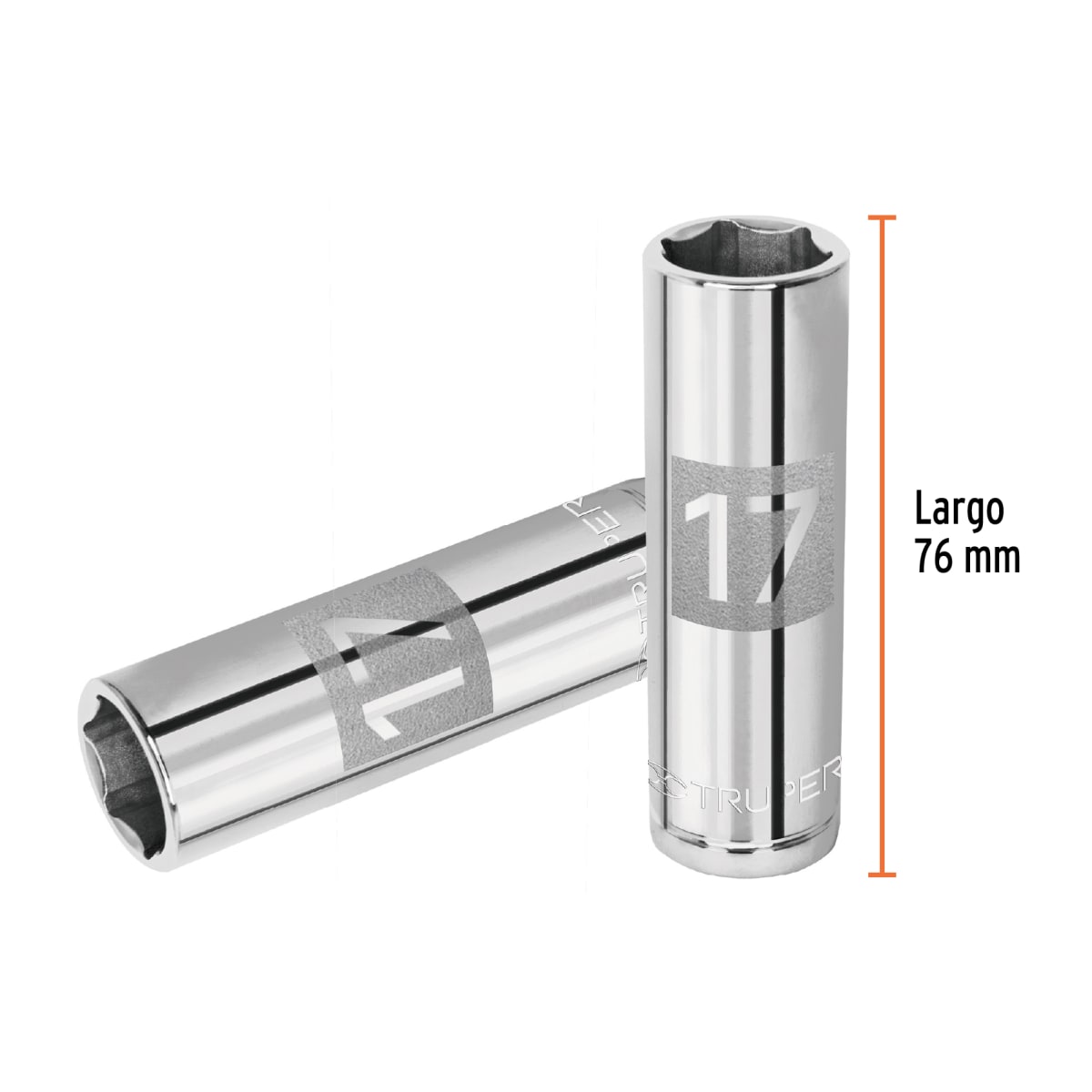 Dado tubular hexagonal encastre 1/2'' de 17 mm Truper3