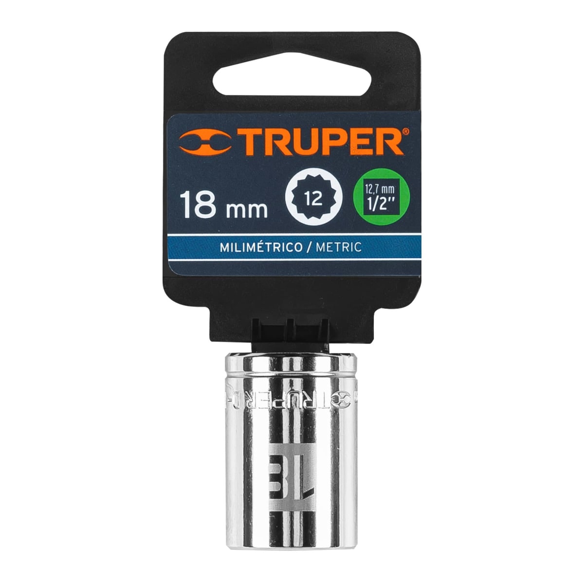 Dado poligonal encastre 1/2'' de 18 mm Truper4