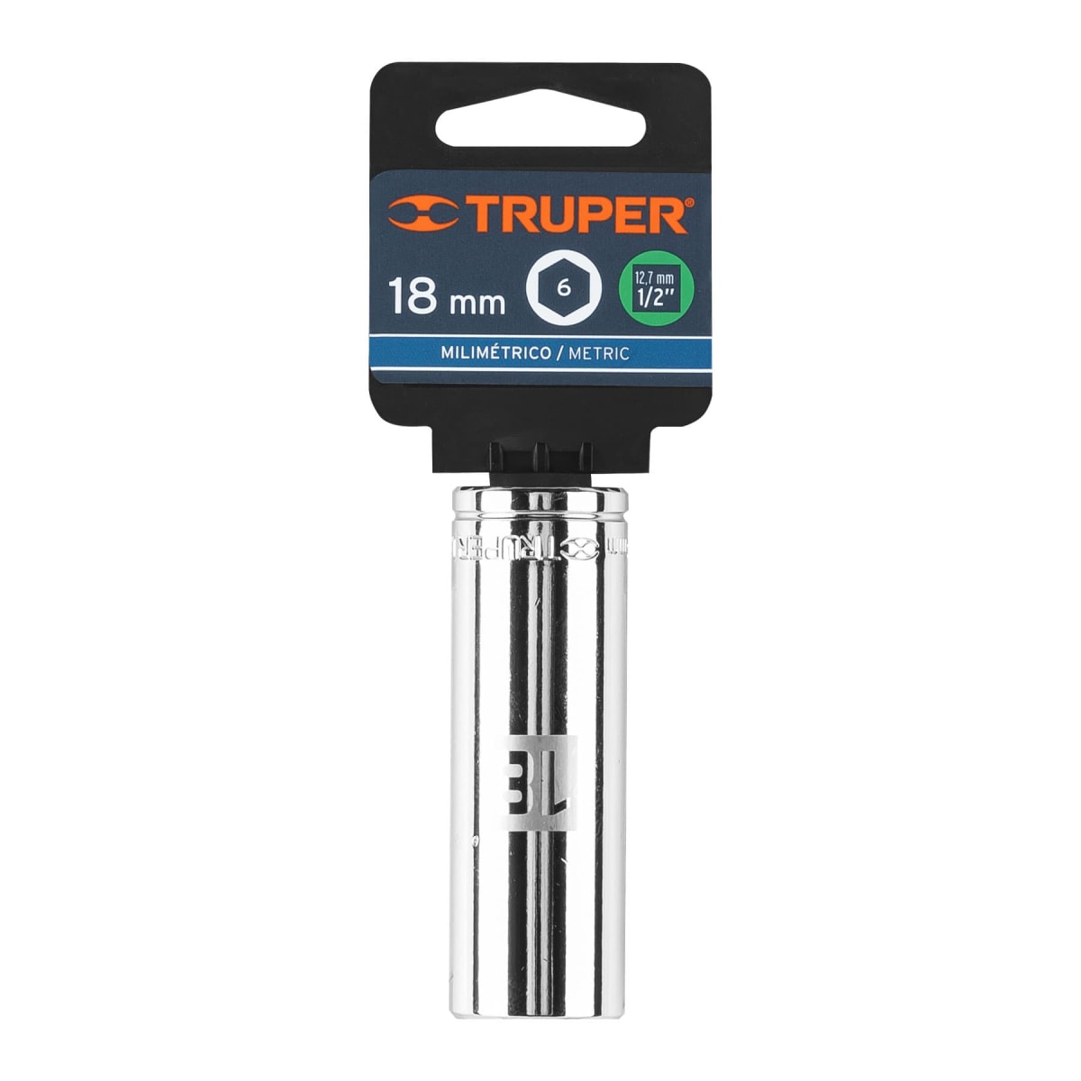 Dado tubular hexagonal encastre 1/2'' de 18 mm Truper4