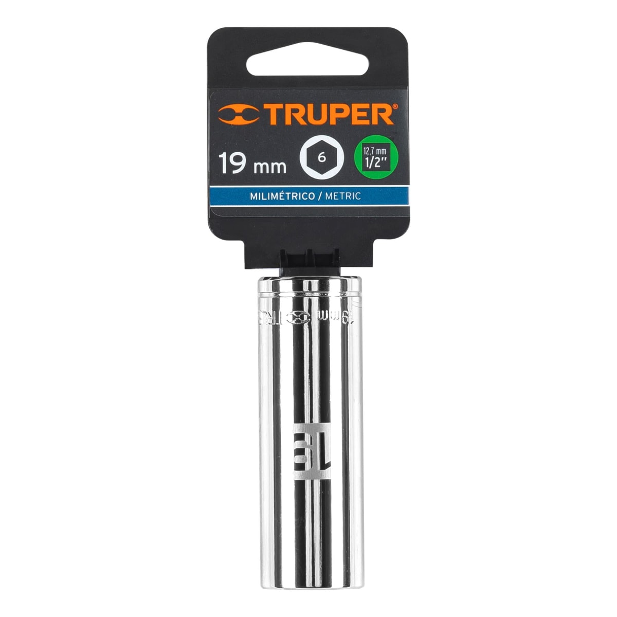 Dado tubular hexagonal encastre 1/2'' de 19 mm Truper4