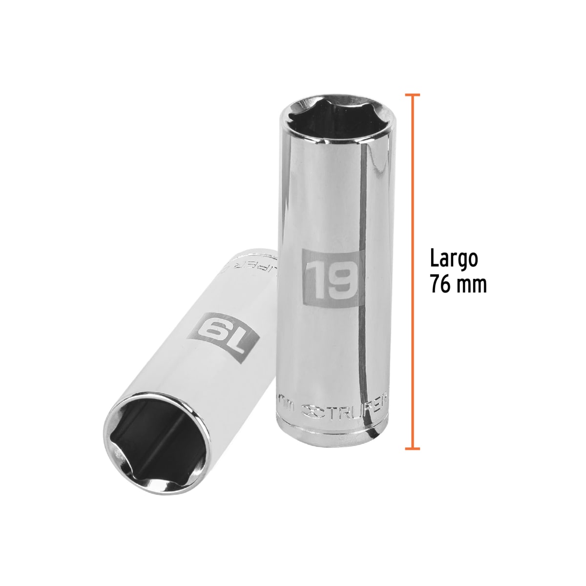 Dado tubular hexagonal encastre 1/2'' de 19 mm Truper3