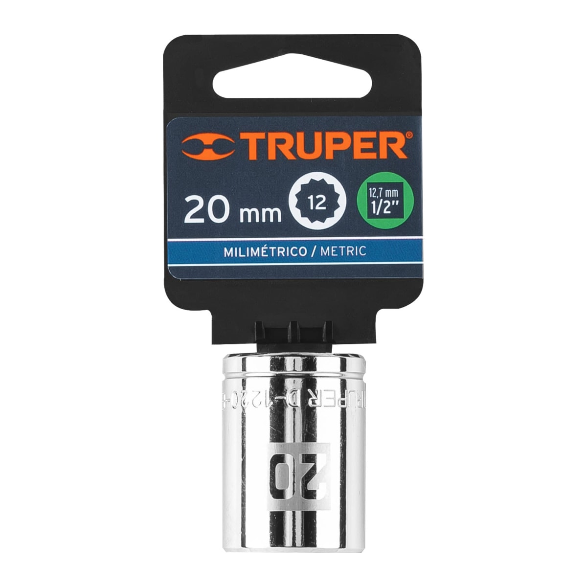 Dado poligonal encastre 1/2´´ de 20 mm, Truper4